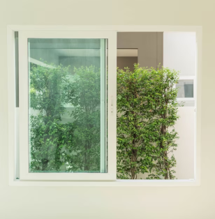 پنجره دوجداره UPVC ریلی