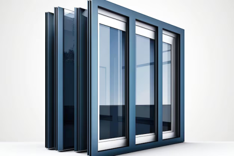 پنجره دوجداره UPVC رنگ بندی متفاوت